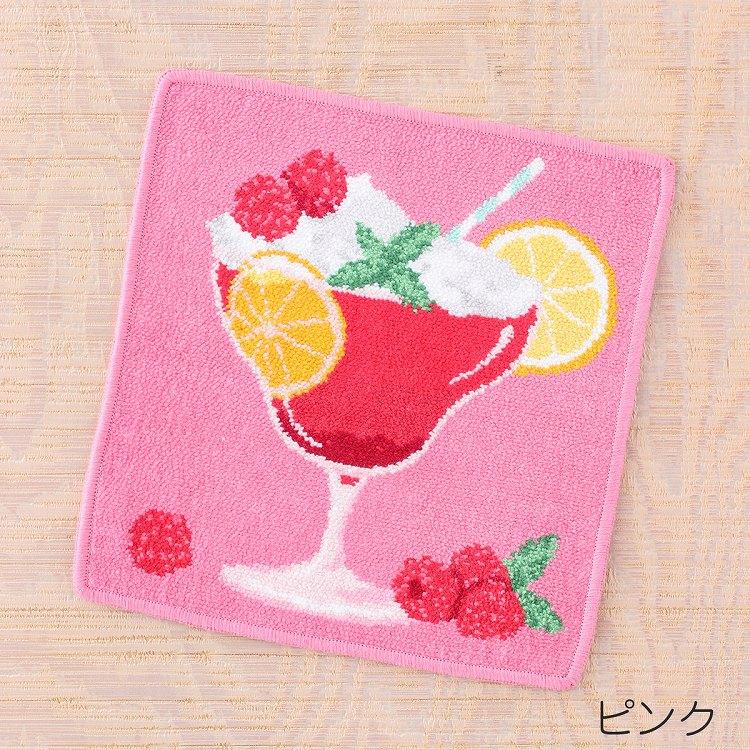 UCHINO UCHINO art シュエット ハンカチ フルーツ カクテル クリスマス