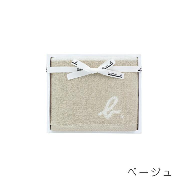agnes b. 箱入りギフト アニエスベー abマリニエール フェイスタオル1