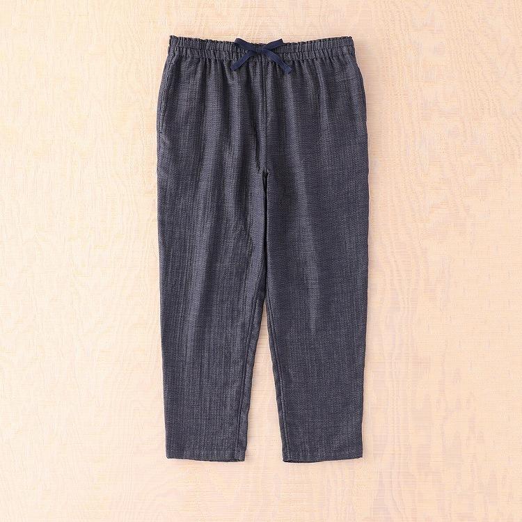 UCHINO SALE マシュマロガーゼ シャンブレー メンズ パンツ ズボン