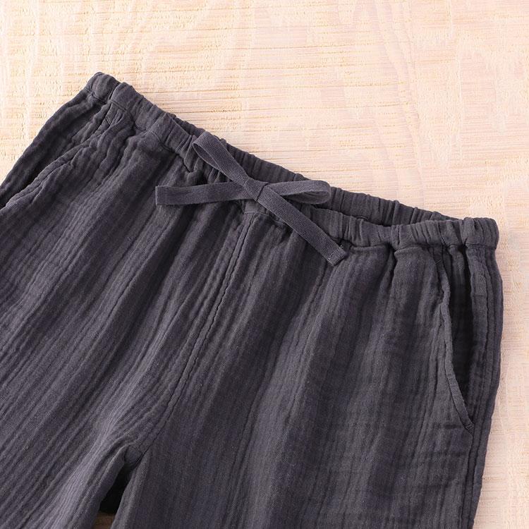 クレープガーゼ バティックパンツ Lサイズ クレープガーゼベーシック