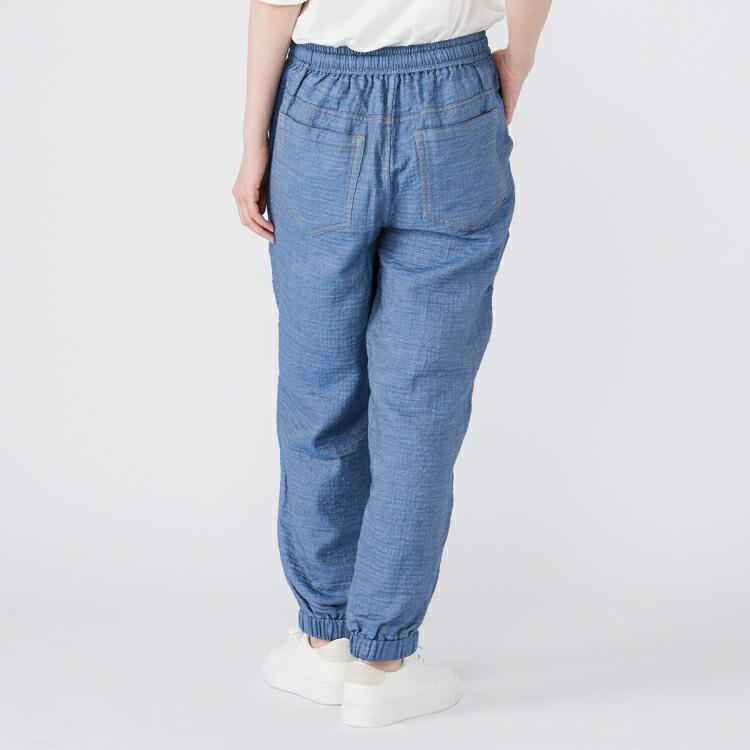UCHINO SALE UCHINO公式店 マシュマロデニムガーゼテーパードパンツ