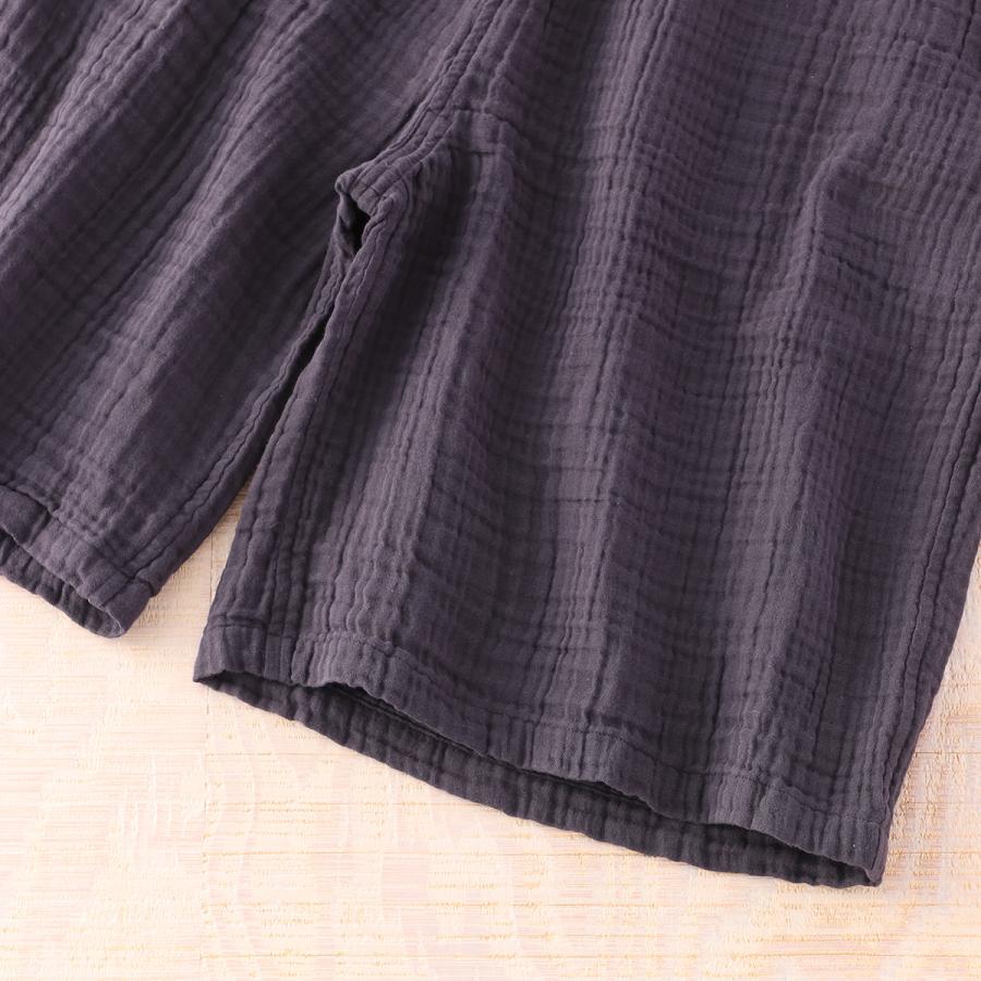 UCHINO ウチノ クレープガーゼ メンズ ハーフパンツN メンズパンツ 綿