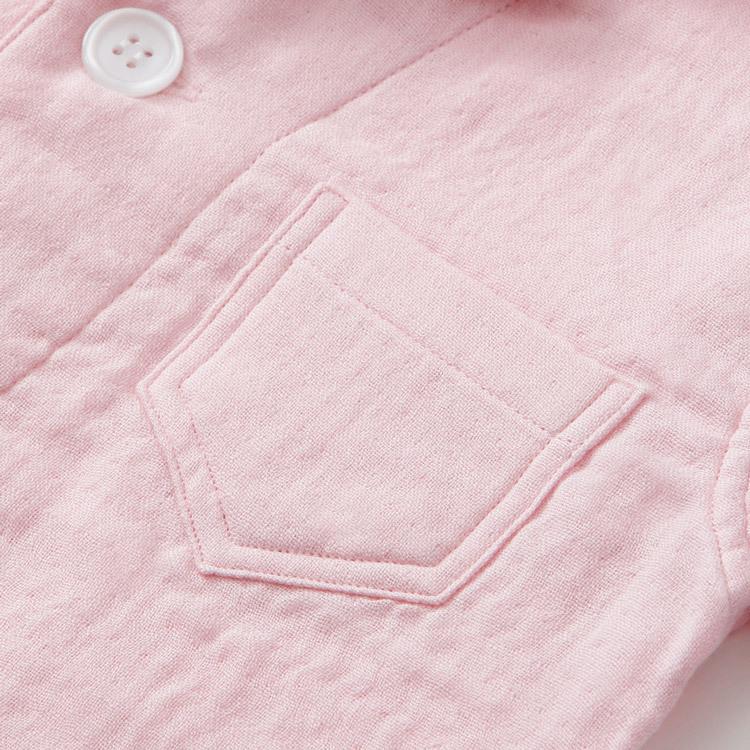 UCHINO ピンク コットン パジャマ M ウチノ　未使用 UCHINO SALE パジャマ キッズ 子供 マシュマロガーゼ 定番 110cm 内野