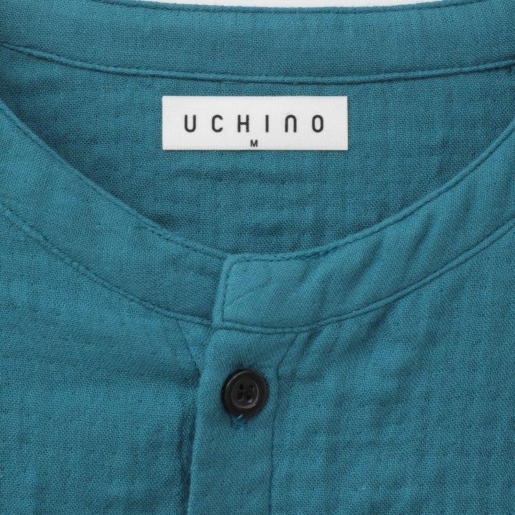 UCHINO (SALE)UCHINO マシュマロガーゼバンドカラーメンズ UCHINO (SALE)UCHINO マシュマロガーゼバンドカラーメンズ