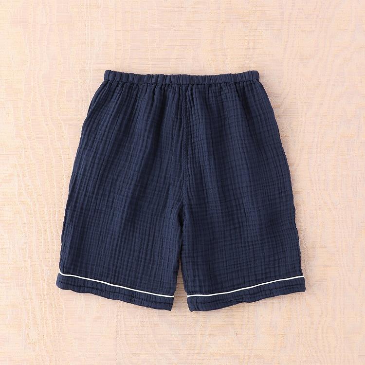 UCHINO SALE UCHINO クレープガーゼ パイピング半袖レディースパジャマ