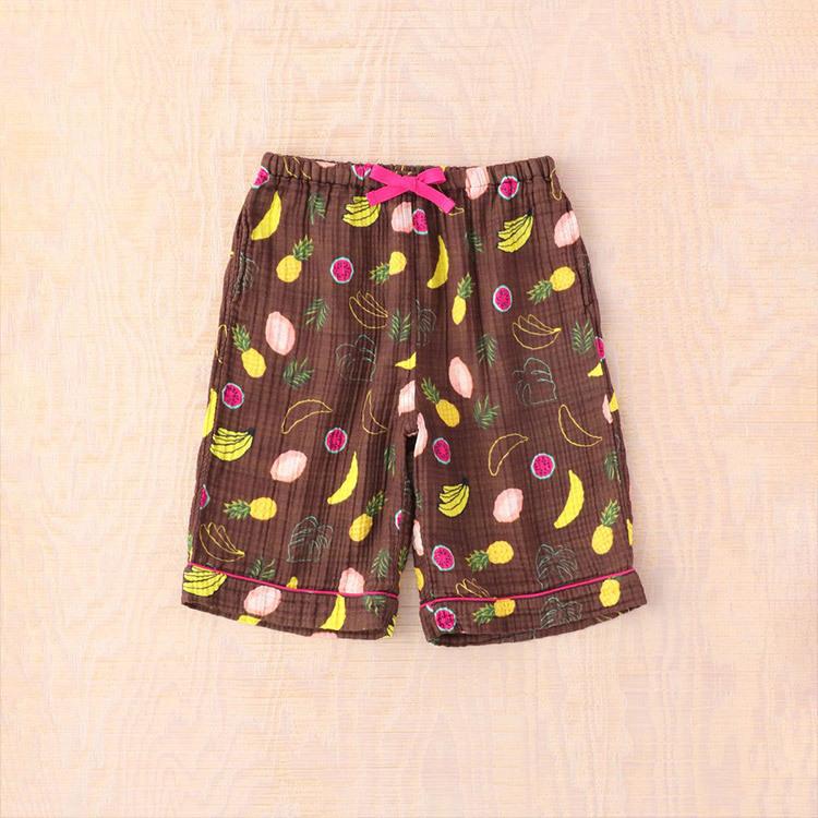 UCHINO クレープガーゼ プリント 半袖 レディース パジャマ レディース