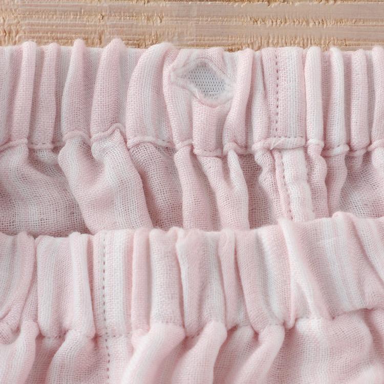 UCHINO SALE UCHINO マシュマロガーゼ Wストライプ キッズ パジャマ