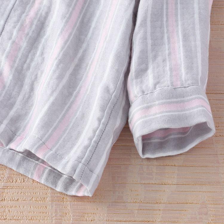 UCHINO SALE マシュマロガーゼ マルチストライプ キッズ パジャマ