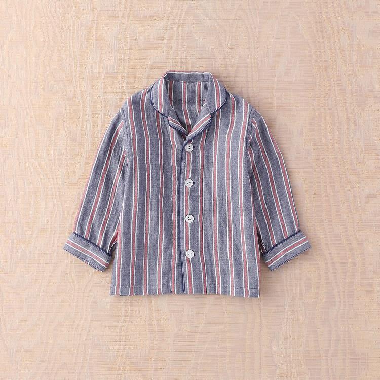 新品 マシュマロガーゼ トリコストライプスリーパー ユニ