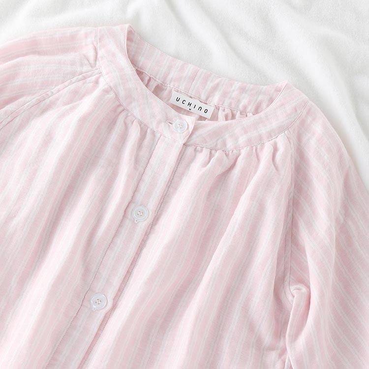 UCHINO (SALE)レディース パジャマ 春 綿100% マシュマロガーゼ ワイド
