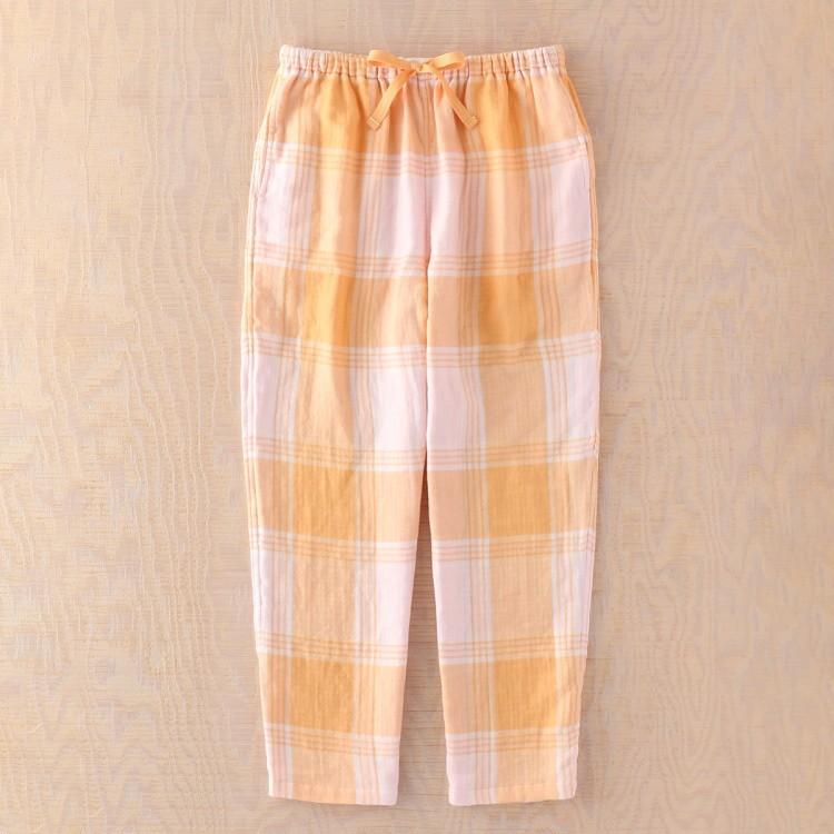 UCHINO (SALE)UCHINO マシュマロガーゼ マドラスチェック レディース