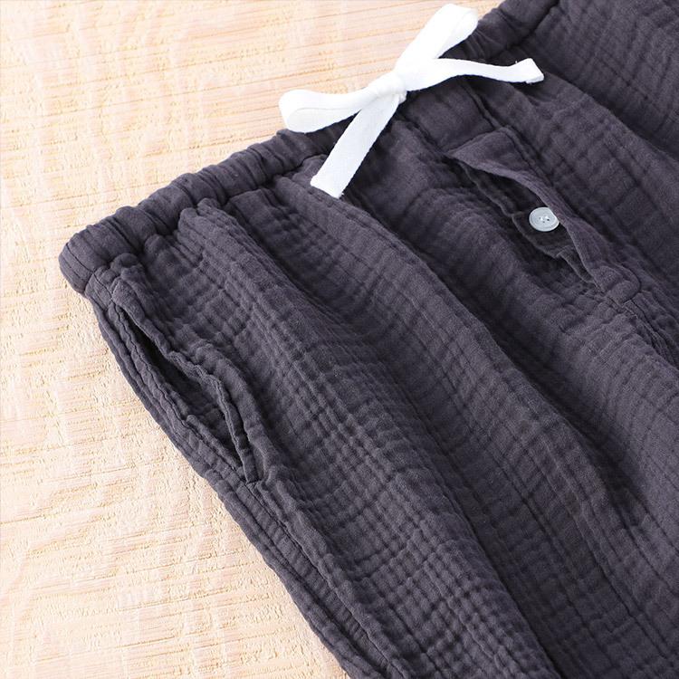 UCHINO (SALE)クレープガーゼ カラー メンズ パジャマ メンズ UCHINO (SALE)クレープガーゼ カラー メンズ パジャマ メンズ