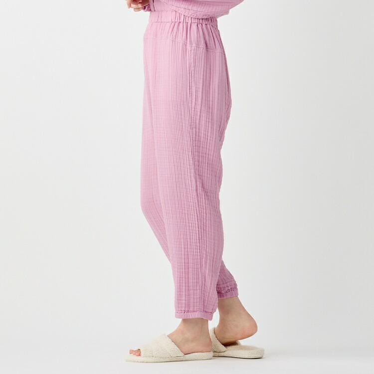 UCHINO レディース クレープガーゼケアルームウェア ｜ パジャマ 綿100