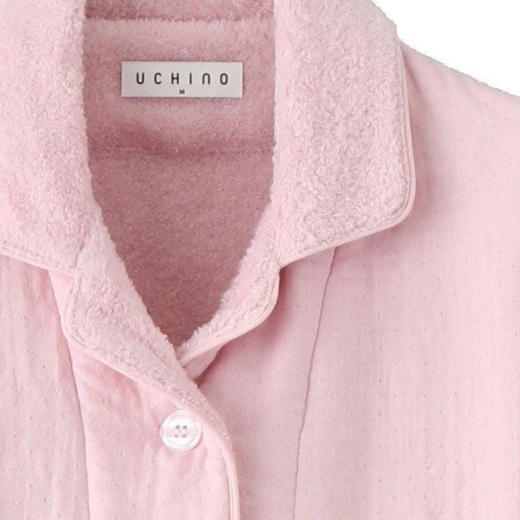 UCHINO パジャマ レディース マシュマロガーゼ&パイル 長袖 綿 UCHINO パジャマ レディース マシュマロガーゼ&パイル 長袖 綿