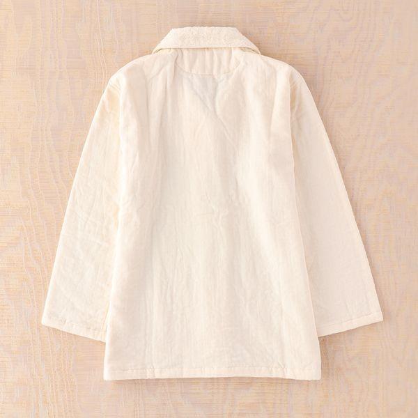 UCHINO パジャマ レディース マシュマロガーゼ&パイル 長袖 綿 UCHINO パジャマ レディース マシュマロガーゼ&パイル 長袖 綿