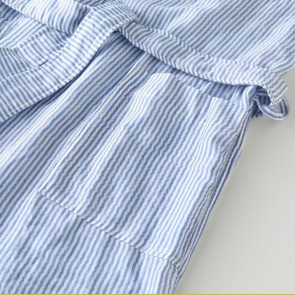 新品未使用UCHINO ルームウェア M〜Lサイズ ストライプ UCHINO (SALE)マシュマロガーゼ マルチストライプ レディース パジャマ