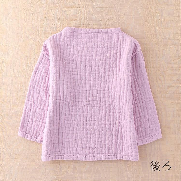 期間限定セールUCHINO マシュマロガーゼ ルームウェア パープル UCHINO (SALE)UCHINO マシュマロワッフルガーゼ ボトルネック