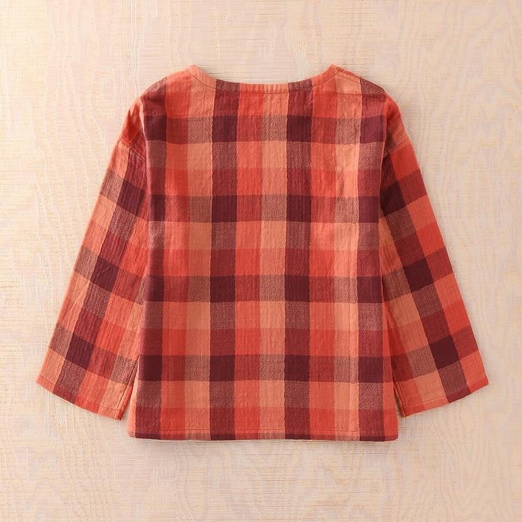 UCHINO (SALE)UCHINO マシュマロガーゼ ブロックチェック ロング
