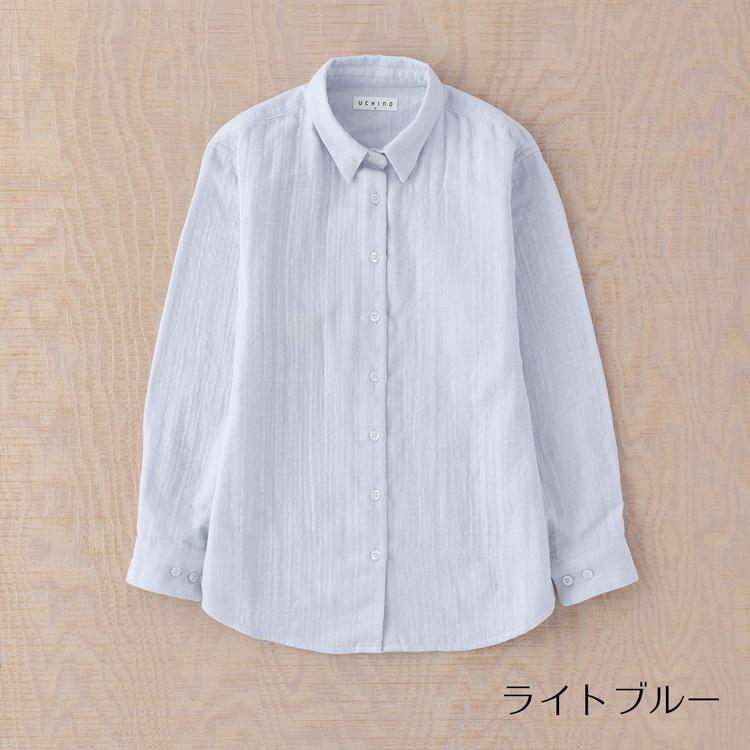 UCHINO SALE マシュマロガーゼ レディース シャツブラウス シャツ 