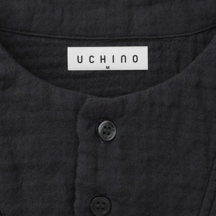 UCHINO SALE UCHINO マシュマロワッフルガーゼライトヘンリーネック