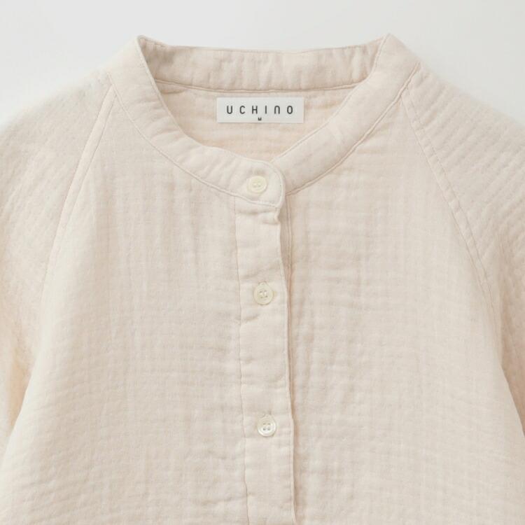 UCHINO (SALE)UCHINO マシュマロワッフルガーゼライト スタンドカラー