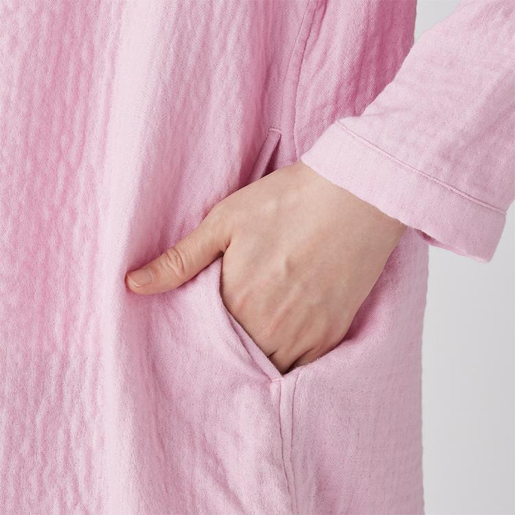 UCHINO ワンピース レディース 長袖 秋冬 | ウチノ マシュマロガーゼ