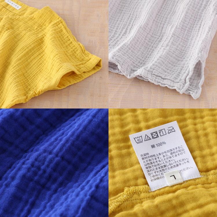 UCHINO (SALE)ワンピース ルームウェア クレープガーゼ フロントタック