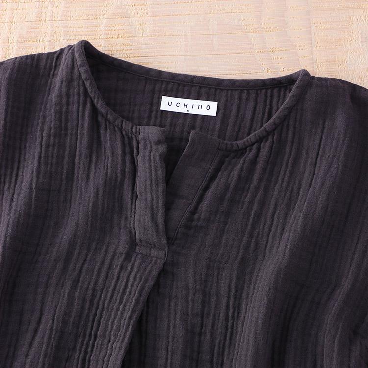 UCHINO (SALE)ルームウェア レディース ガーゼワンピース クレープ