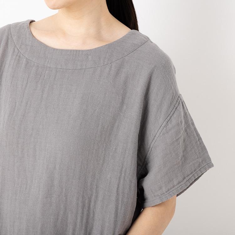 【Web限定商品】ルームウェア UCHINO ヘリンボーンエアガーゼ プルオーバー レディース Tシャツ トップス 半袖 夏 綿100％ 部屋着 ゆったり 楽ちん｜uchino｜14