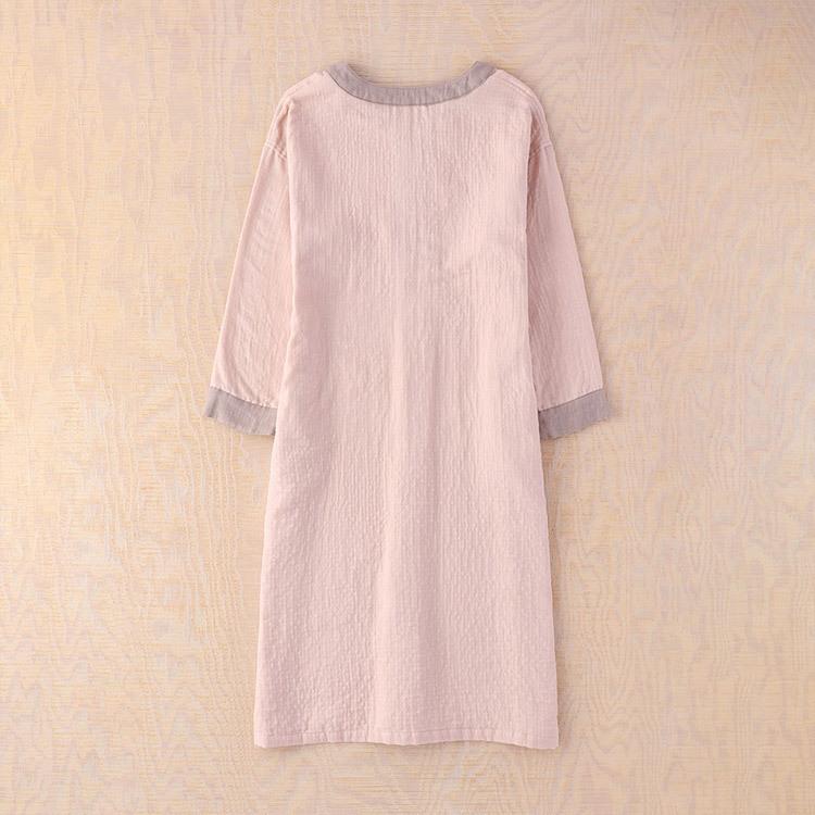 UCHINO (SALE)マシュマロガーゼ バイカラー レディース ワンピース