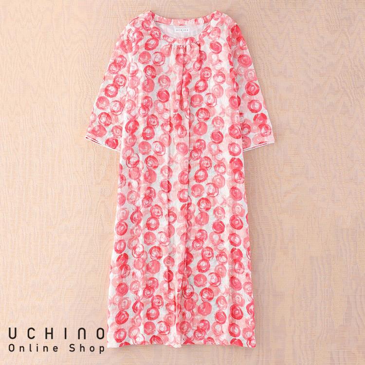 UCHINO (SALE)UCHINO ウチノ マシュマロガーゼ レディース プリント