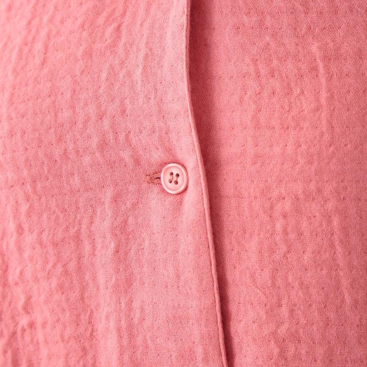 UCHINO SALE UCHINO マシュマロガーゼ 前あき開襟ワンピース ウチノ