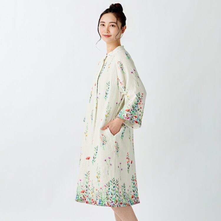 UCHINO 【UCHINO公式店】 マシュマロガーゼブルームレディスワンピース