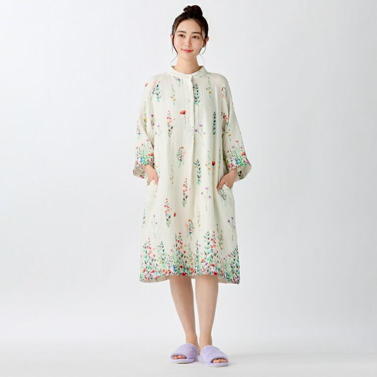 UCHINO 【UCHINO公式店】 マシュマロガーゼブルームレディスワンピース