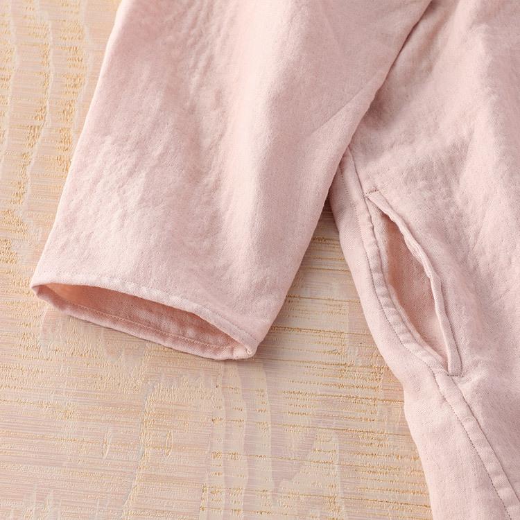 シワが マシュマロガーゼ Uchino 前開き レディース ワンピース ルームウェア ワンピース 春夏 きれいめ