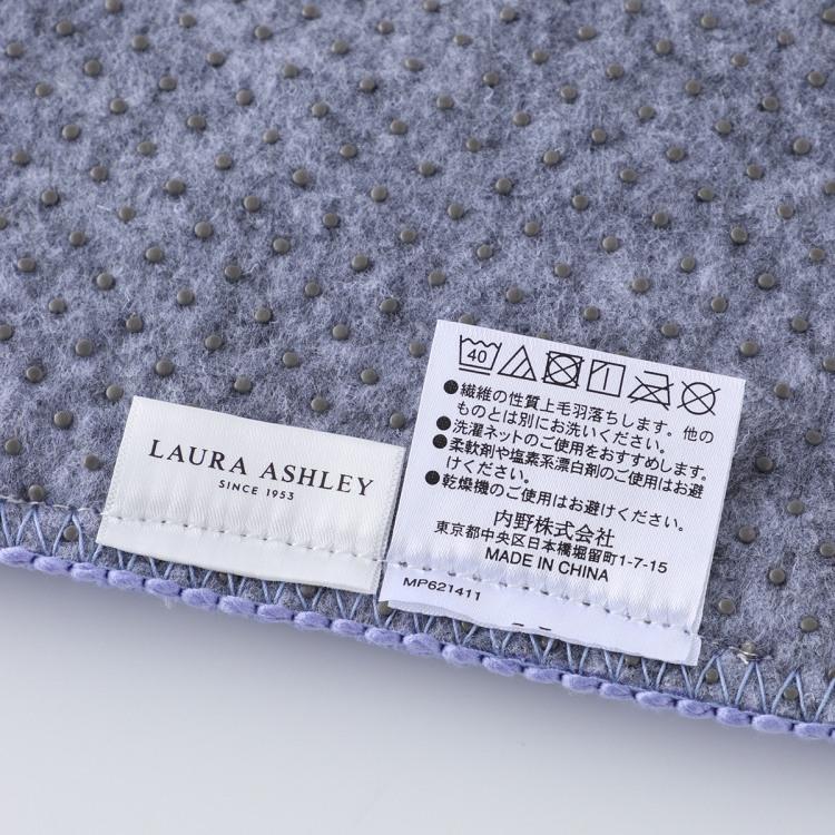 (SALE) ローラアシュレイ LAURA ASHLEY アナベラトイレマット 約60×60cm 刺繍 花柄 可愛い　秋冬 トイレタリー ウチノ UCHINO ウチノタオル｜uchino｜19