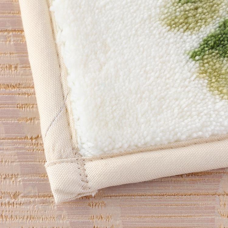 ローラアシュレイ LAURA ASHLEY アルバティーントイレマット 花柄 プリント リニューアル ピンク アイボリー ウチノ UCHINO ウチノタオル