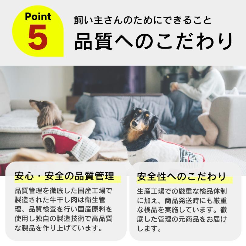 おいしい国産牛干し肉 お試しセット 80g×4袋 犬用ジャーキー 無添加 無着色 おやつ お試し サンプル トライアル |  | 08