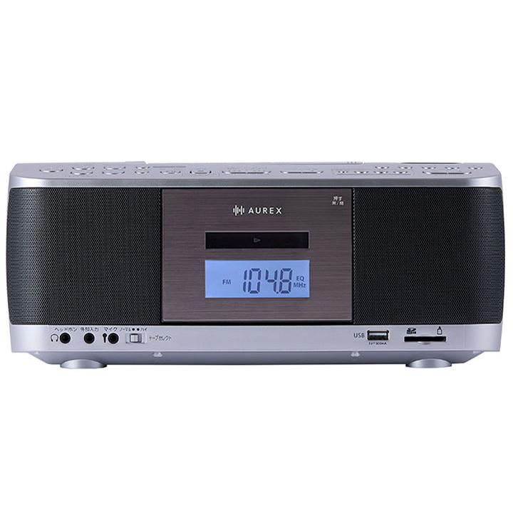 AUREX AX-KCR70 CD カセットデッキ Bluetooth対応 本体 TOSHIBA（東芝） AUREX CDラジカセ AX-KCR70(S) : うちの猫 - 通販