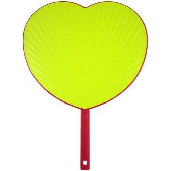 ジャニーズのコンサートに手作りうちわ ハート型ジャンボうちわ 両面蛍光イエロー 1本から販売 U Sh31 コンサートアイテム Yahoo 店 通販 Yahoo ショッピング