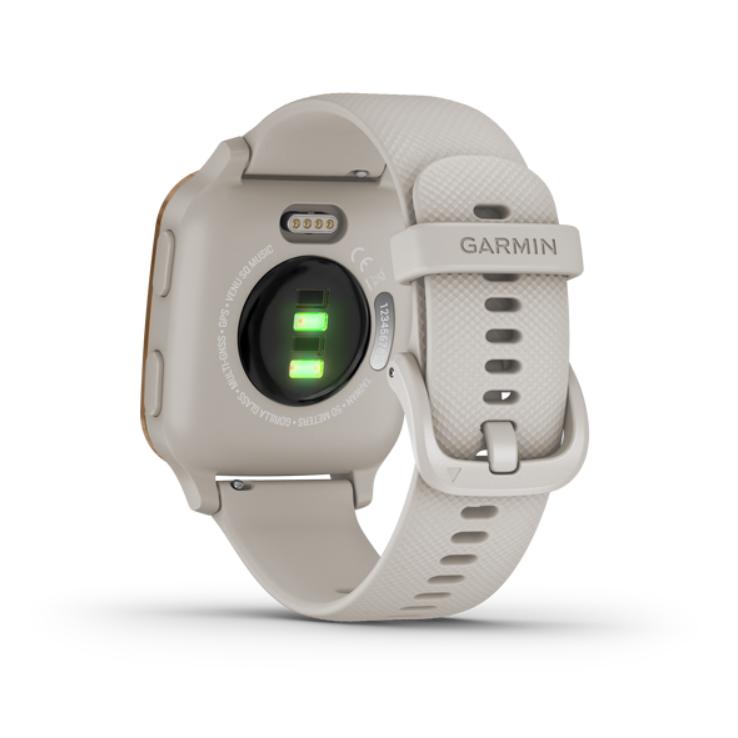 GARMIN Venu Sq Music Light Sand/Rose Gold (ヴェニューエスキュー 