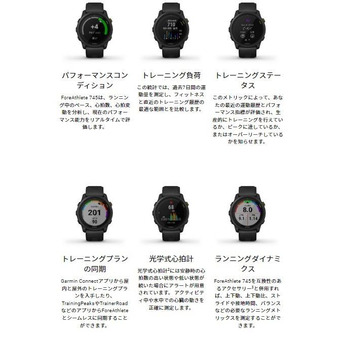 GARMIN ガーミン ForeAthlete 745 Black (フォアアスリート
