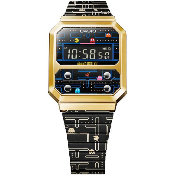 CASIO（カシオ） 〈A100WEPC-1BJR〉パックマンコラボレーションモデル