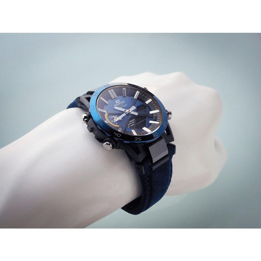美品 CASIO エディフィス ECB-2000SS-2AJR 限定コラボ EDIFICE カシオウオッチ50周年記念モデル ECB-2000SS-2AJR