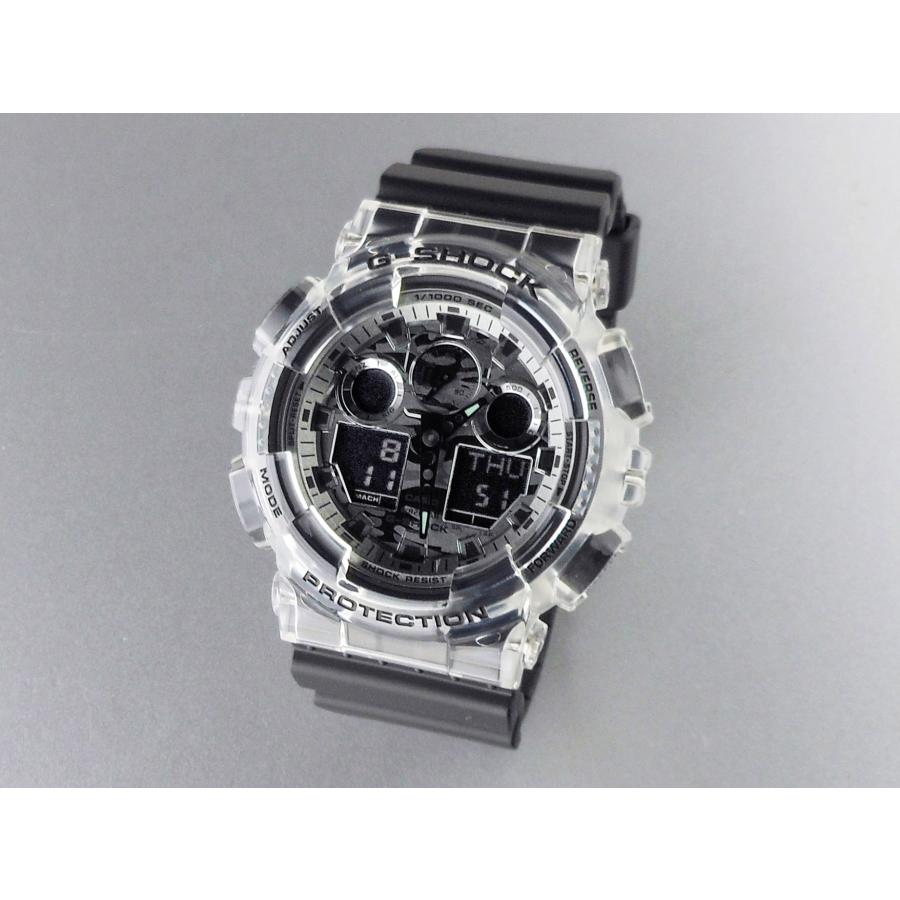 ＜GA-100SKC-1AJF＞カモフラージュ スケルトンシリーズ GA-100 SERIES　G-SHOCK G-ショック　CASIO　カシオ｜uchiyama-gg｜03