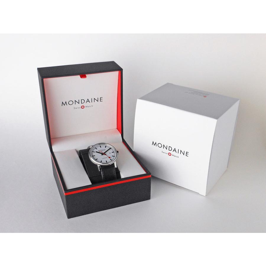 evo2 MONDAINE ブラックレザーバンド 機械式自動巻き 35mm <国内正規品