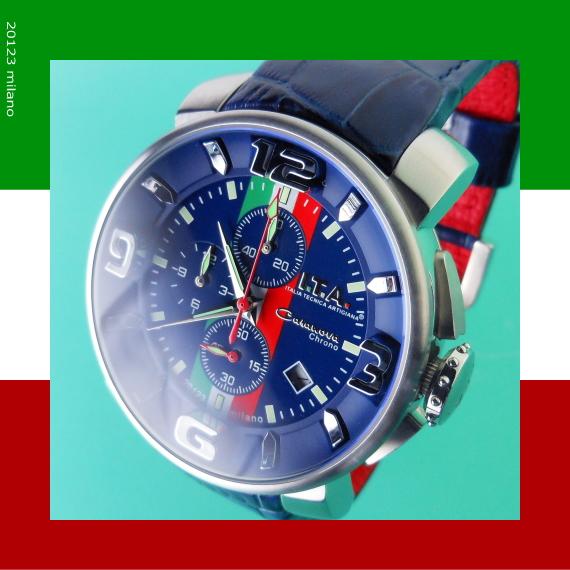 I.T.A. カサノバクロノ トリコローレ 腕時計 アイティーエー アイ.ティー.エー I.T.A Casanova chrono Tricolore(カサノバ