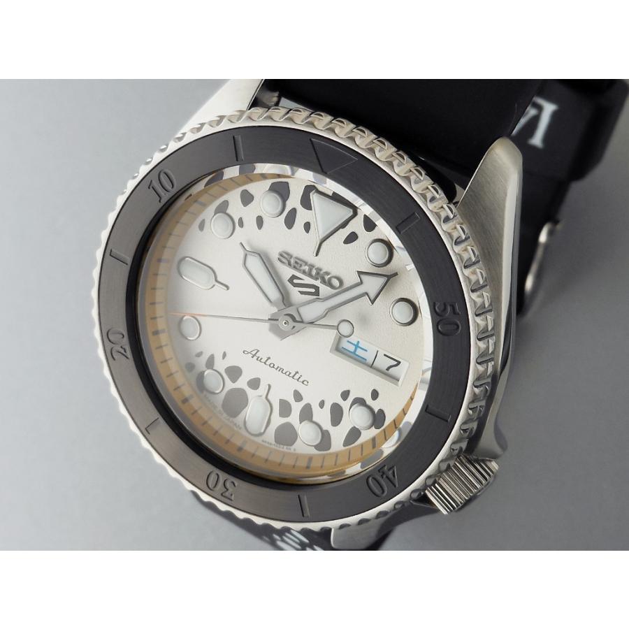 SEIKO 5 Sports ONE PIECE 限定モデル 腕時計 Seiko 5 Sports One Piece Trafalgar D. Water Law Automatic White Dial B