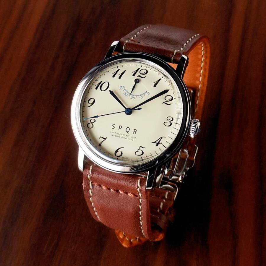 SPQR（スポール） THE SPQR 手巻パワーリザーブ アイボリーダイヤル