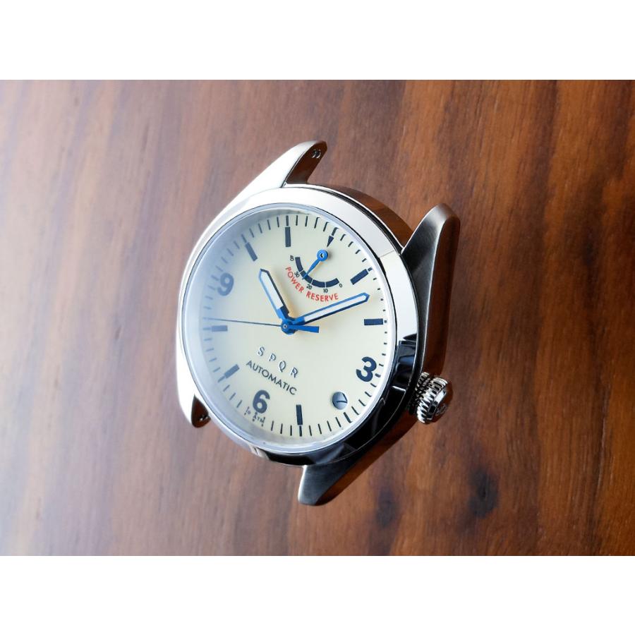 コ*い様 SPQR 自動巻き時計 パワーリザーブ SPQR SPQR「自動巻き（手巻付き）/パワーリザーブ」クロコダイル